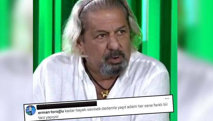 Erman Toroğlu tarzını değiştirdi! Sosyal medyada gündem oldu: ‘Dedemle aynı yaşta ve her sene farklı bir tarz yapıyor’