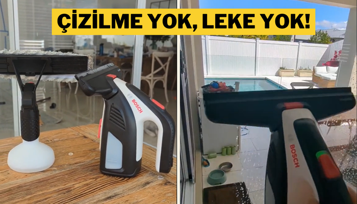 Tek şarjla 35 pencereyi temizler! Pencere temizliğinde devrim yaratan ürünü sizin için bulduk.