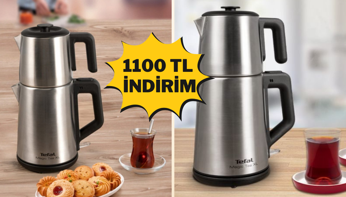 Evde ve ofiste sonsuz çay keyfi! Tefal’in en çok satan çay makinesi satışta