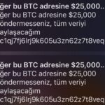 Dolandırıcılar HGS'nin iPhone uygulamasını hackleyerek kullanıcılardan Bitcoin talep etti