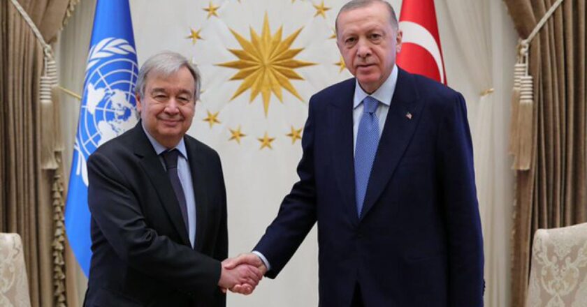 Cumhurbaşkanı Erdoğan, Guterres'le telefonda görüştü