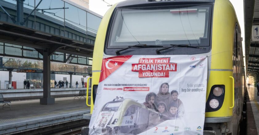 21’inci “İyilik Treni” Afganistan’a ulaştı