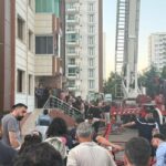 Diyarbakır’da 13 katlı apartmanda yangın çıktı! Tahliye devam ediyor, yangından etkilenenler hastaneye kaldırıldı