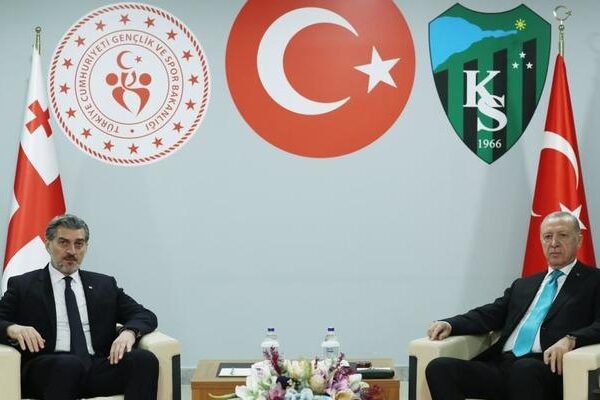 Cumhurbaşkanı Erdoğan, Gürcistan Cumhurbaşkanı Kavelaşvili ile bir araya geldi