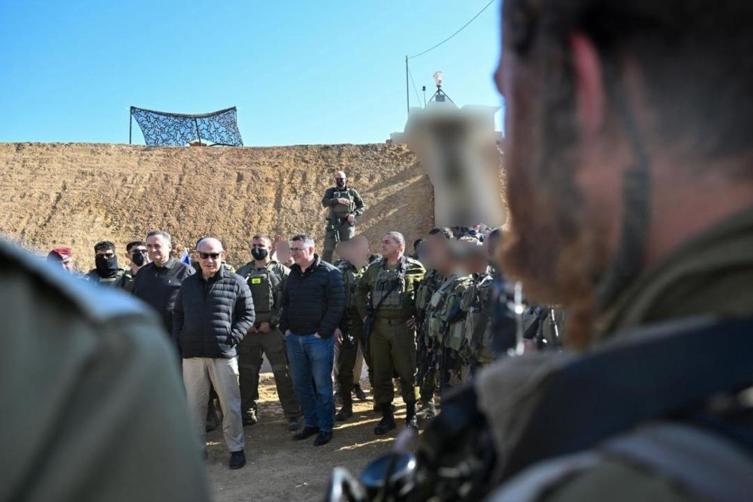 Netanyahu İsrail işgali altındaki güney Suriye bölgesine gitti2