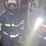 Mardin’de bina yangını: 2 kişi dumandan etkilendi