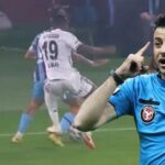 Trabzon’da derbide şok gelişme! VAR devreye girdi, kırmızı kart gösterildi! Sosyal medya sallanıyor!