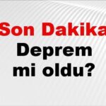 İzmir’de Son Dakika Deprem Gelişmesi: Nerede Oldu? Kandilli ve AFAD’dan 07 Aralık 2025 Son Depremler Listesi