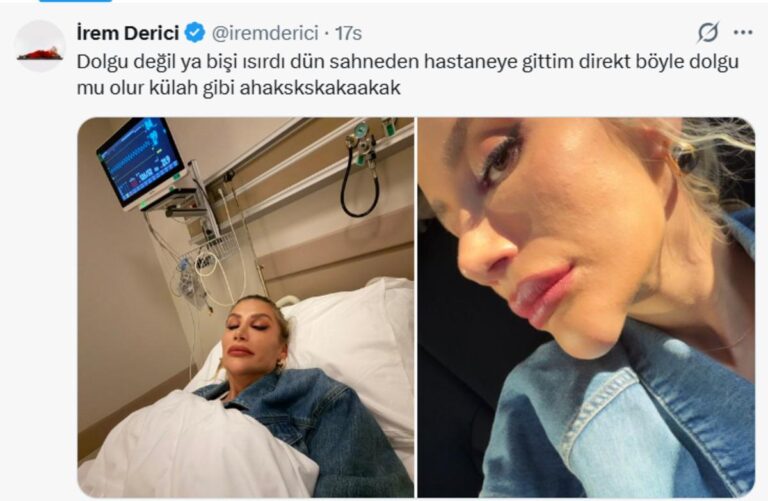 İrem Derici’nin çenesine ne oldu?  Soluğu hastanede aldı