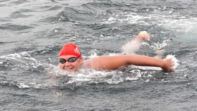 Otizmli yüzücü Tuna Tunca’dan Kuzey Kanalı’nda tarihi başarı